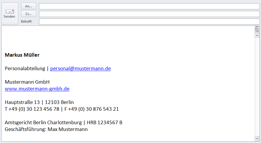 E Mail Signatur Vorlagen Geschaftlich Und Privat Mit Beispiel Ionos