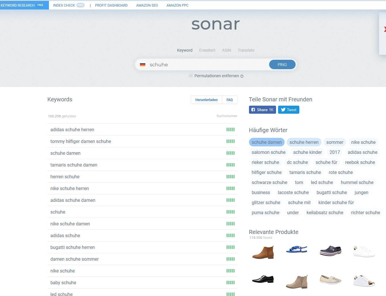 Sonar-Suchergebnis zum Begriff „Schuhe“
