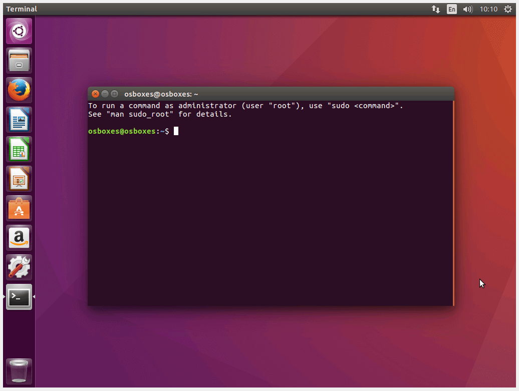 Das Terminal unter Ubuntu Xenial 16.04 (LTS)