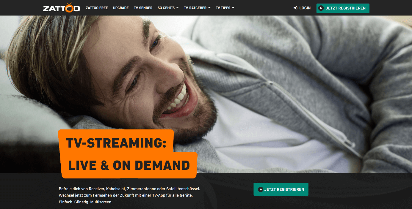 Online fernsehen mit Zattoo Was kann die Web-App?