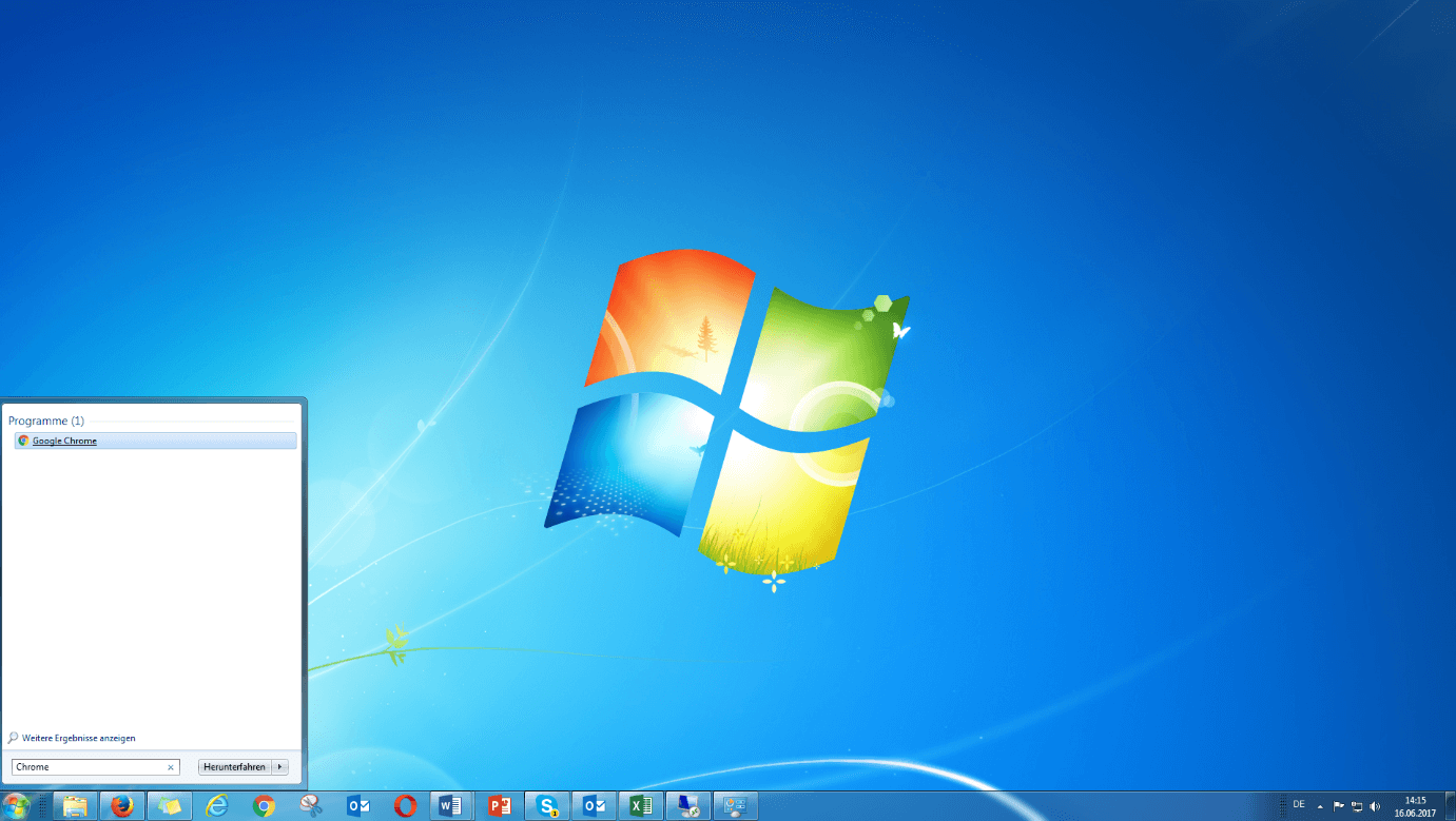 Windows 7: Suchfunktion im Startmenü