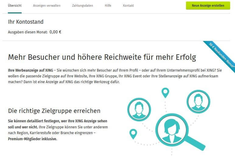 Xing Werbung Erfolgreich Im Business Netzwerk Ionos