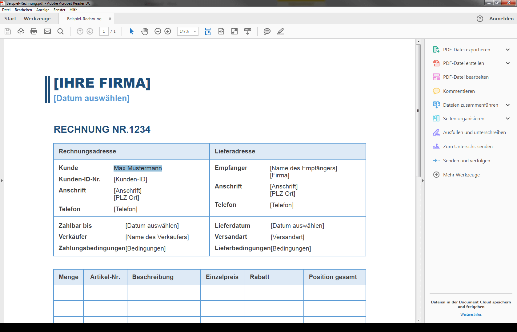 Ausfüllbares PDF-Formular erstellen mit Word | Anleitung ...