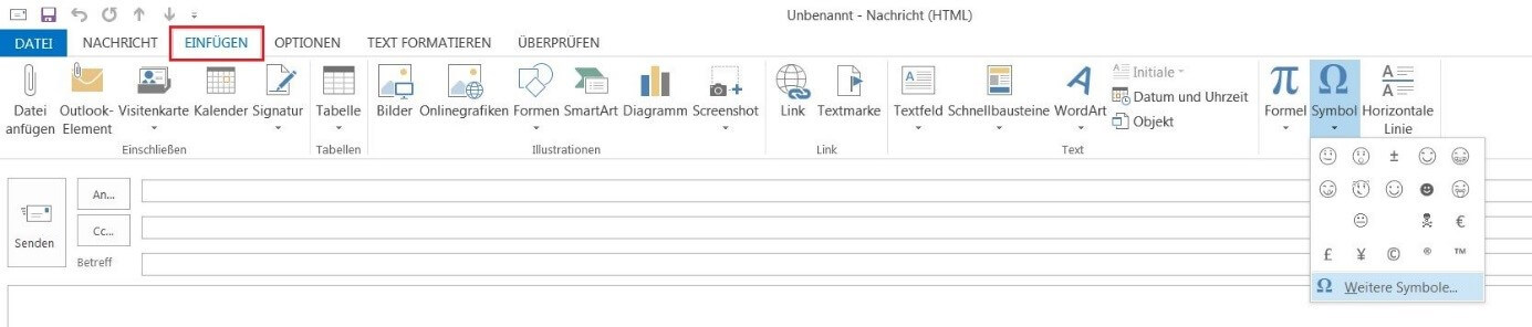 Outlook Smileys So Fugen Sie Emojis In Outlook Ein Ionos