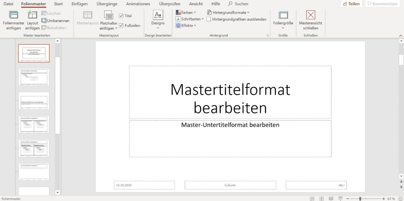 Powerpoint Folienmaster Erstellen Anpassen Bearbeiten Ionos