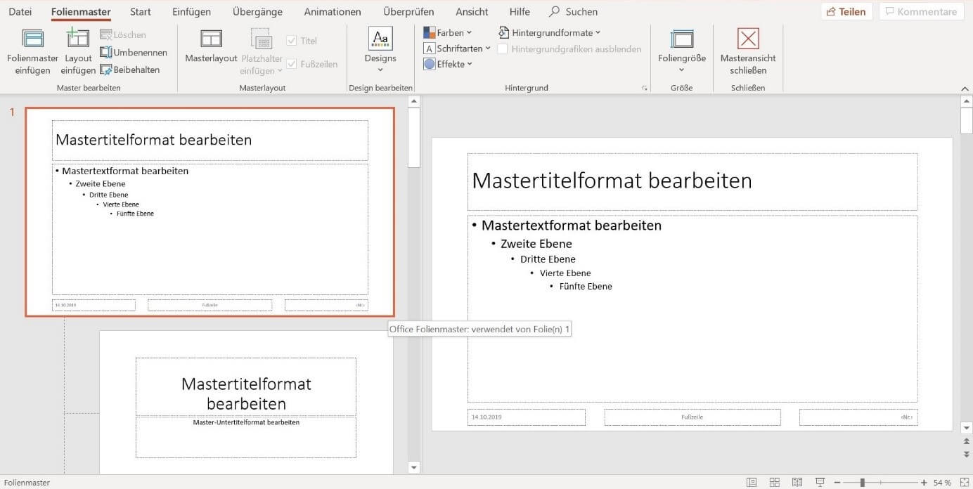 Powerpoint Folienmaster Erstellen Anpassen Bearbeiten Ionos