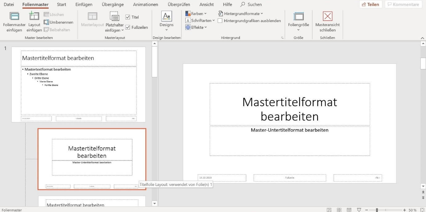 Powerpoint Folienmaster Erstellen Anpassen Bearbeiten Ionos