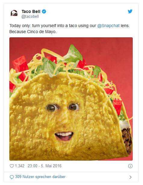 Taco Bell Tweet