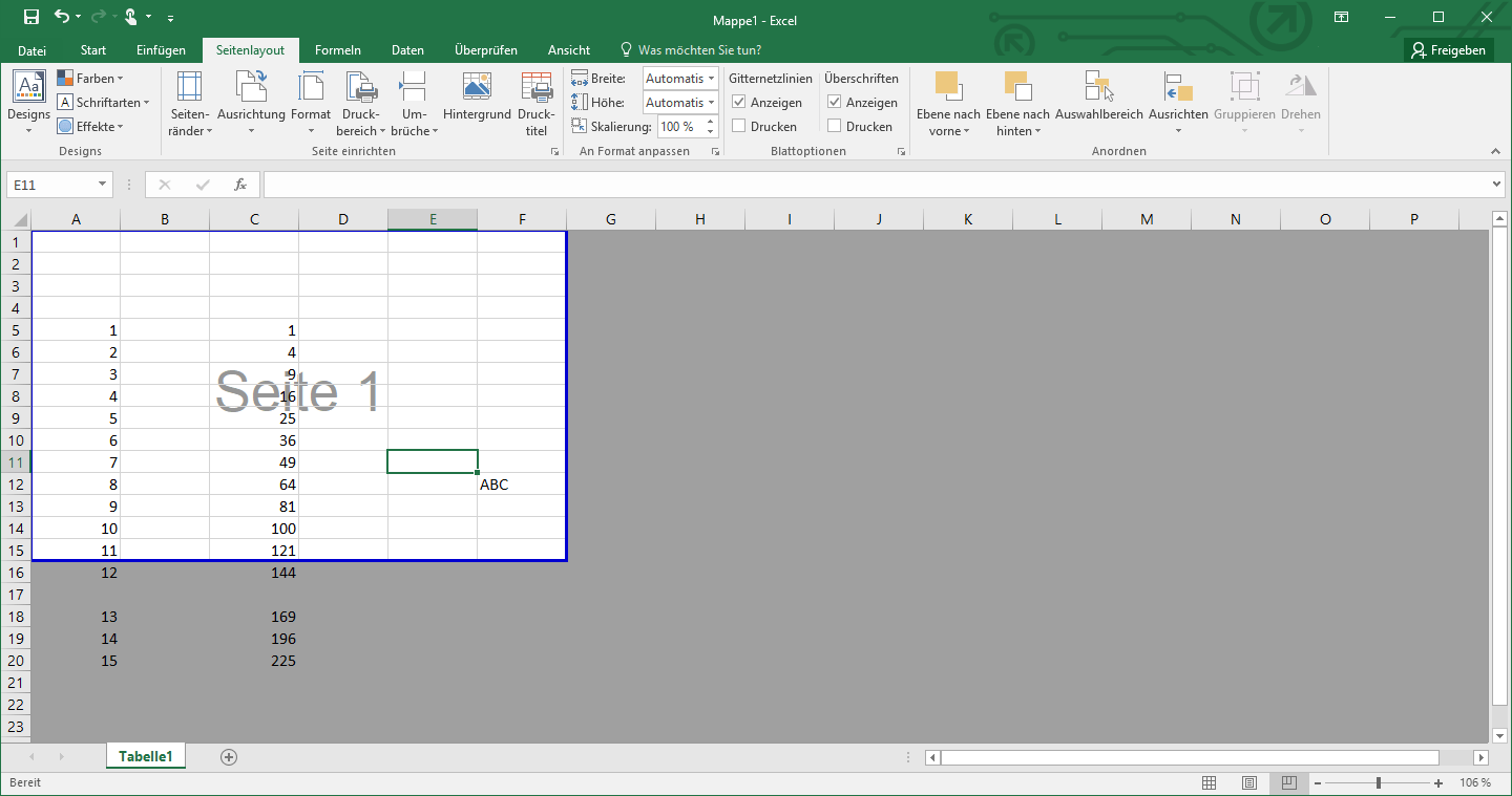 Excel Druckbereich Festlegen So Funktioniert S Ionos