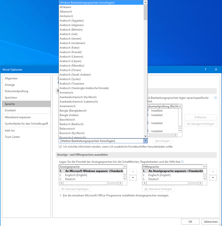 Word Sprache Umstellen So Andern Sie Die Sprache In Word Ionos