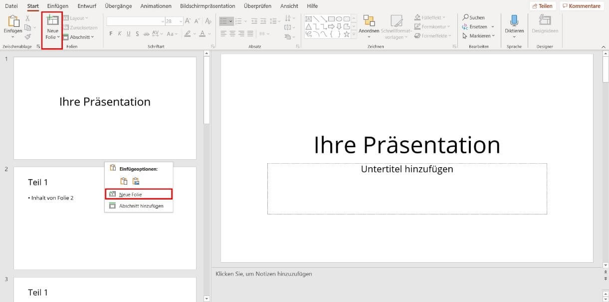 Powerpoint Inhaltsverzeichnis Erstellen Leicht Gemacht Ionos