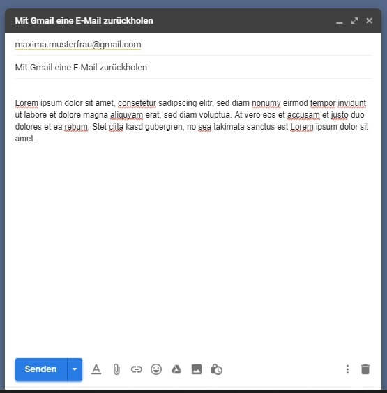 E-Mail senden mit Gmail