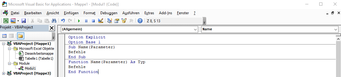 Excel Vba Tutorial Wie Funktioniert Vba Programmierung In Excel Ionos