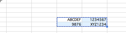 Excel: Ausgeschnittenen Zellbereich einfügen 