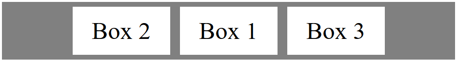 Individuelle Verteilung von Flexboxen