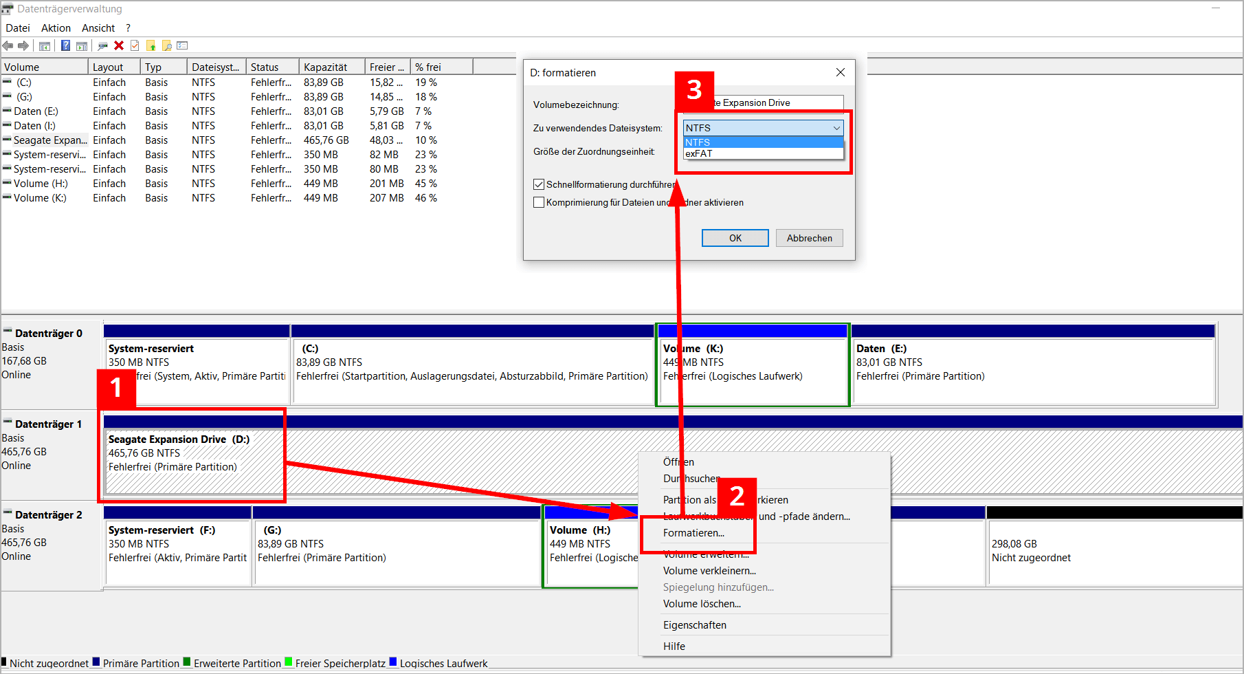 Festplatte Formatieren Anleitung Fur Windows 10 8 7 Ionos