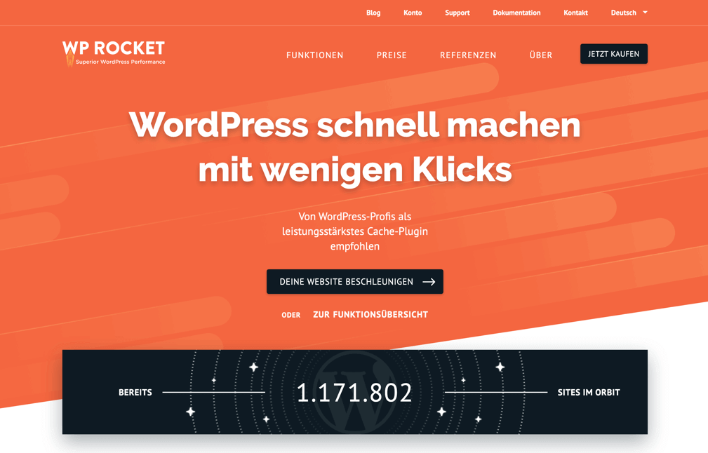 WP Rocket ist ein Premium-WordPress-Caching-Plug-in