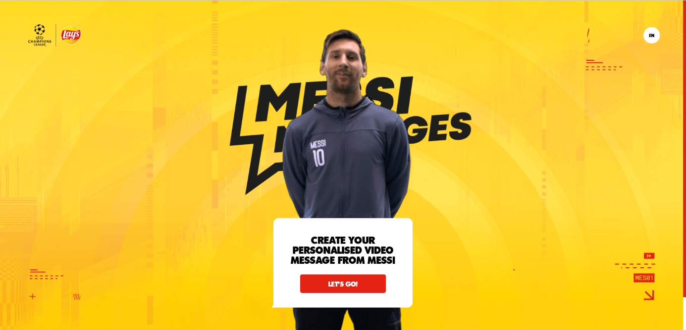 Beispiel für Co-Branding mit Prominenten: Lionel Messi und Lay’s Chips
