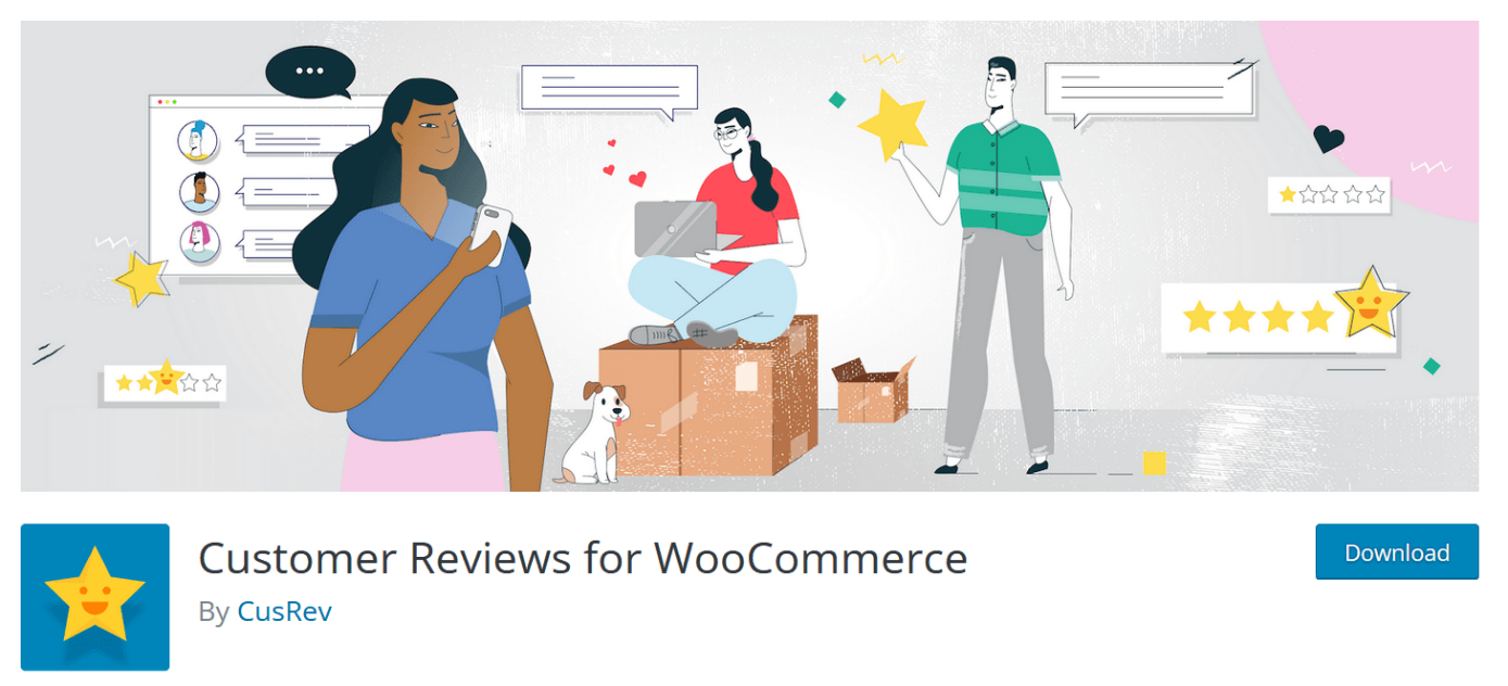 Customer Reviews für WooCommerce ist eine praktisch Bewertungslösung für Online-Shops