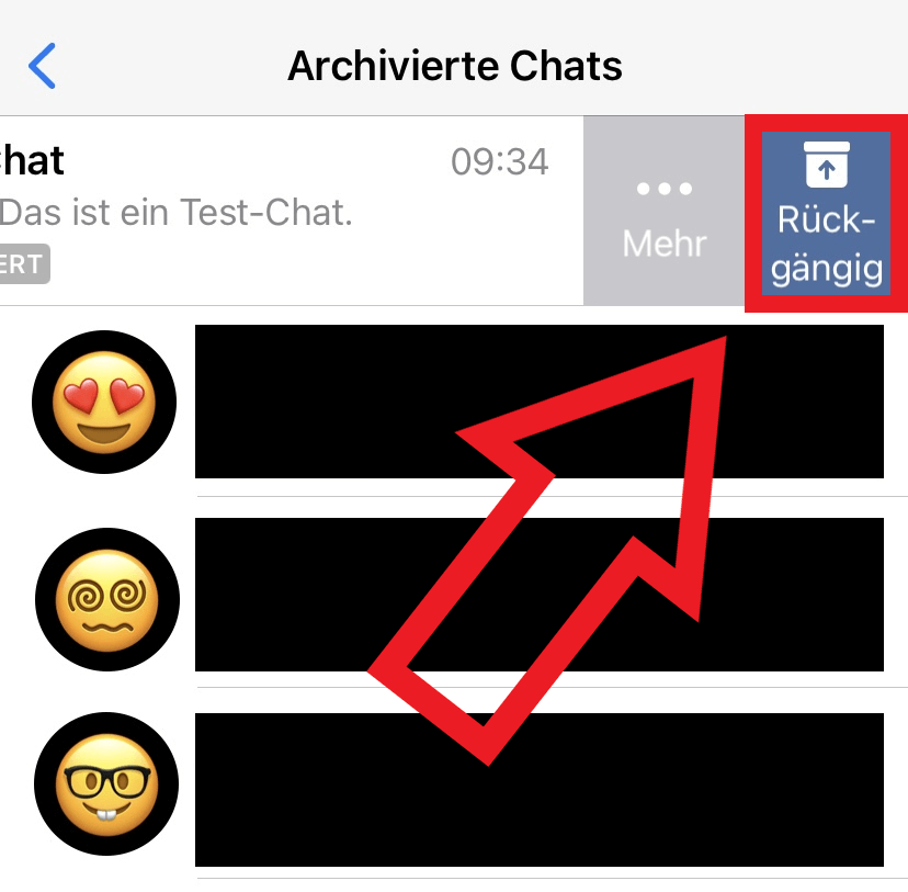 Archivierte chats bei whatsapp löschen iphone