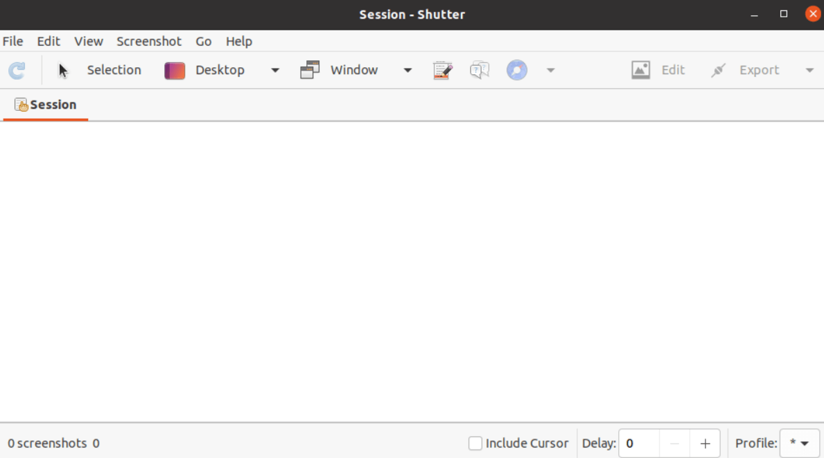 Screenshot-Software Shutter