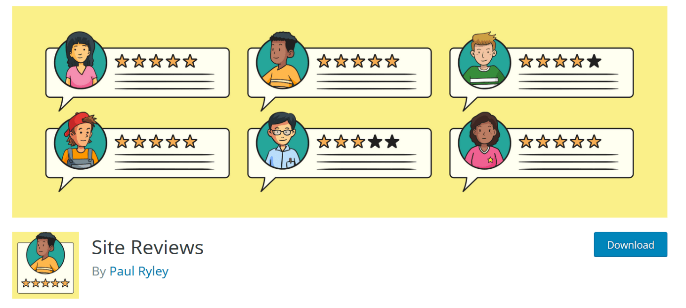 Site Reviews ist ein praktisches Review-Plugin, um kompakt und übersichtlich Kundenbewertungen zu präsentieren