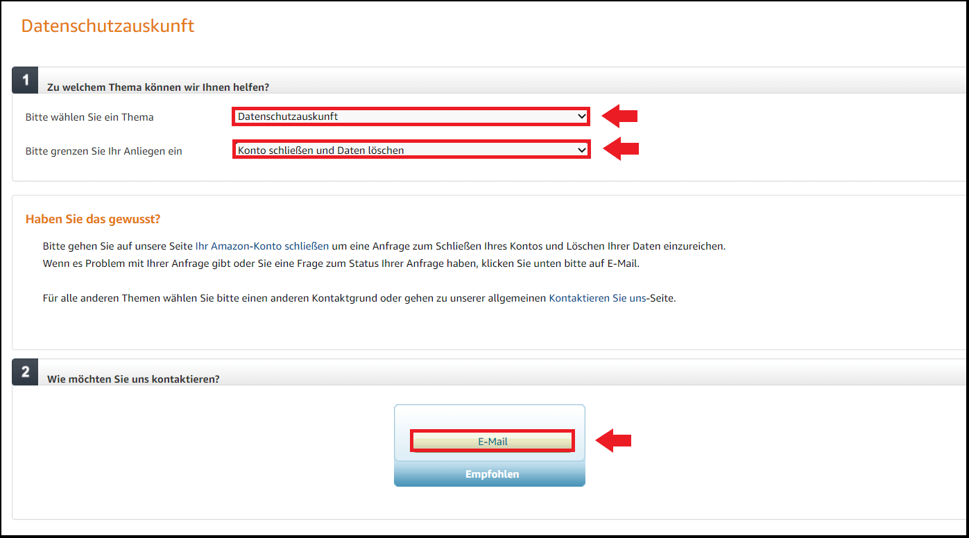 Amazon-Konto löschen: So entfernen Sie Ihren Amazon-Account - IONOS