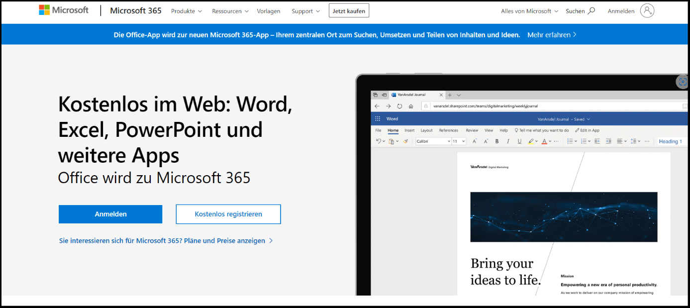 Microsoft Office kostenlos: Welche Optionen gibt es? - IONOS