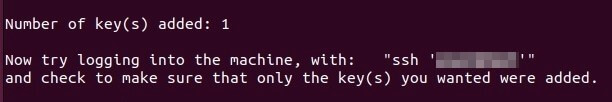 SSH-Key in Ubuntu: Erfolgreiche Übertragung auf Zielsystem