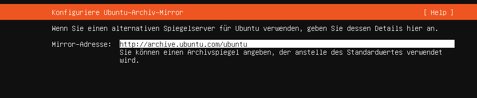 Ubuntu-Archiv-Mirror konfigurieren