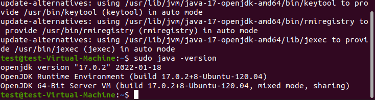 Ubuntu 20.04: Java-Versions-Check im Terminal