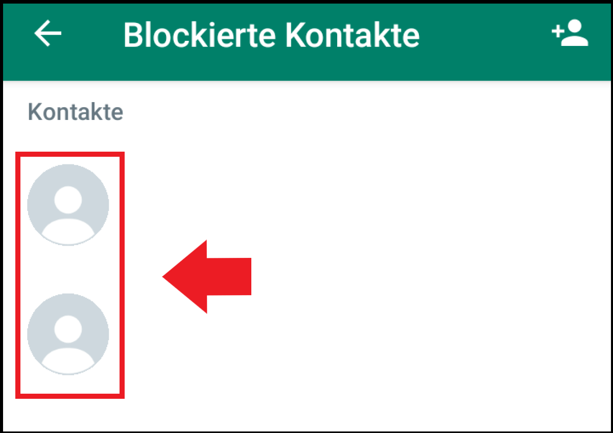 Die „Nicht mehr blockieren“-Funktion unter den Datenschutzeinstellungen von WhatsApp