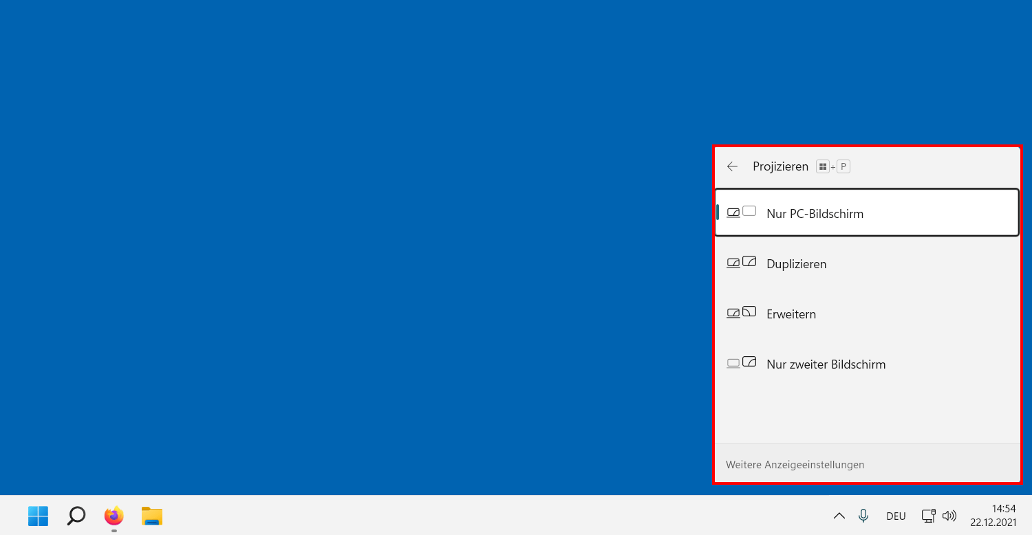 Windows 11: Anzeigeoptionen