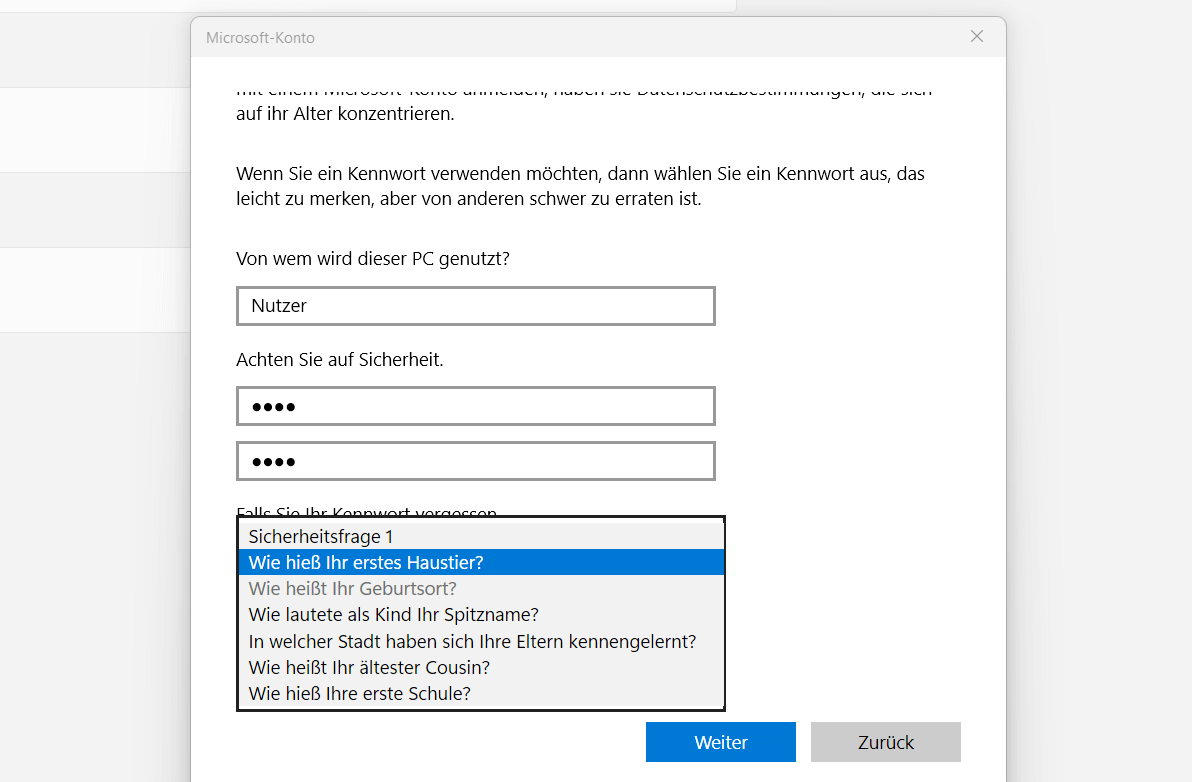 Windows 11: Benutzer hinzufügen