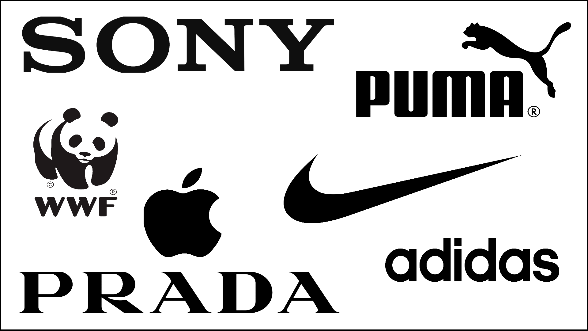 Beispiele für schwarze Logos