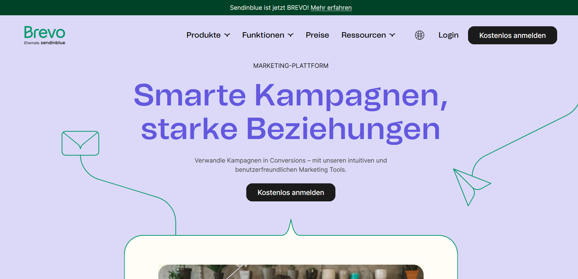 Homepage Brevo Marketing Plattform Homepage Brevo Marketing Plattform
