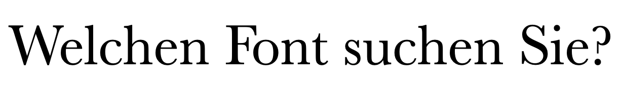Beispielfont, der erkannt werden soll Bild: Beispielfont, der erkannt werden soll