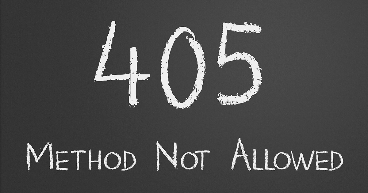 Fehler „405 Method Not Allowed”: So lösen Sie das Problem