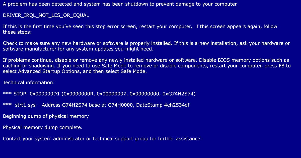 Windows Bluescreen (BSOD): So beheben Sie den blauen Bildschirm