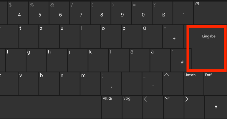 Eingabetaste: Die wichtigsten Funktionen und Tastenkombinationen