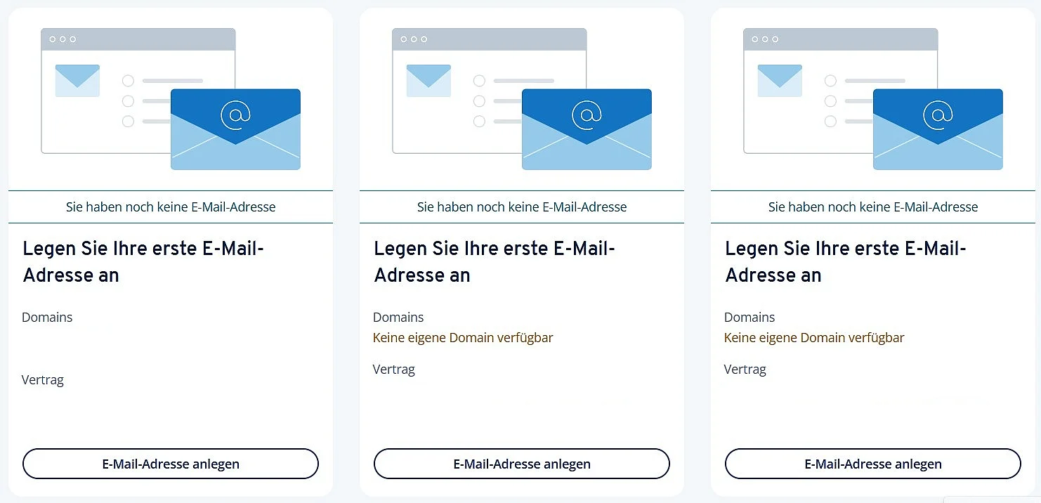 E-Mail-Adresse bei IONOS einrichten Bild: E-Mail-Adresse bei IONOS einrichten