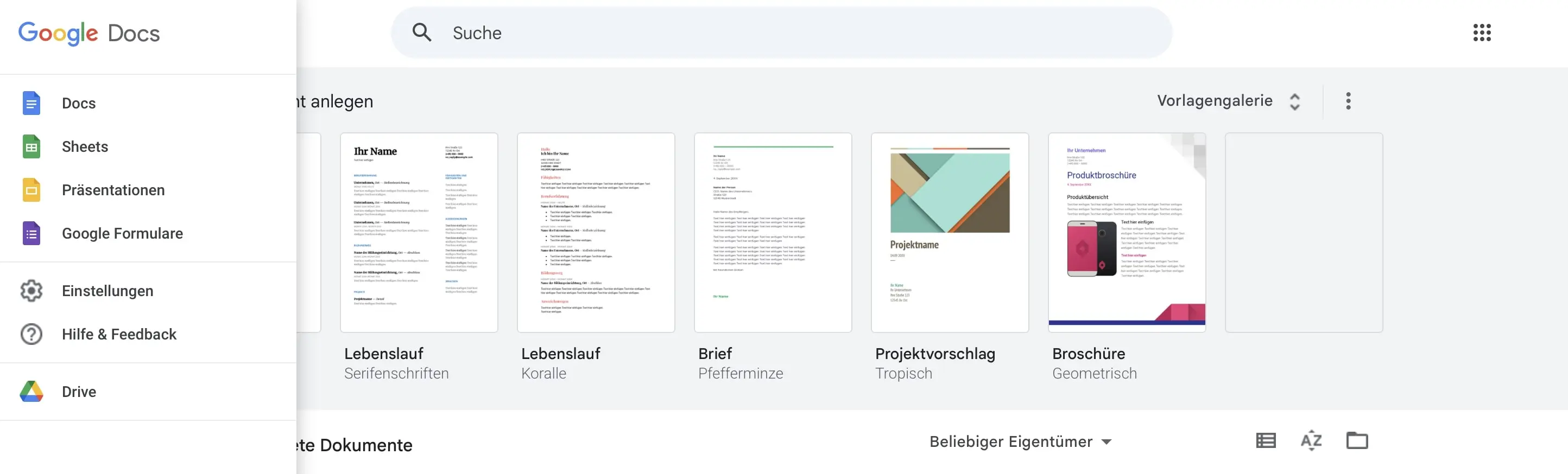 Screenshot von Google Docs (Google Workspace) Bild: Screenshot von Google Docs (Google Workspace)