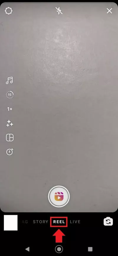 Instagram-Reel-Funktion in der Instagram-App