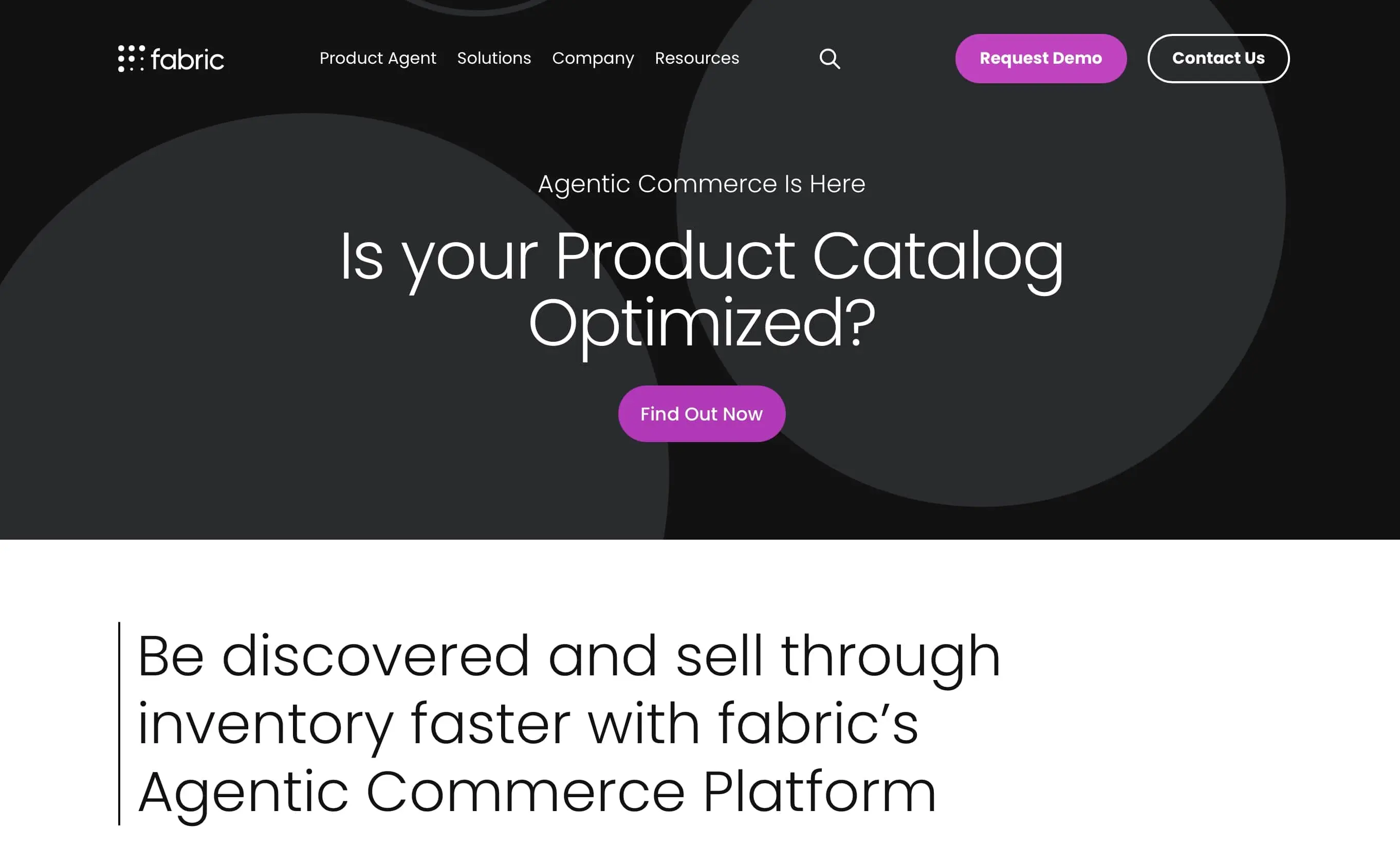 Bild: Screenshot der Fabric-Website