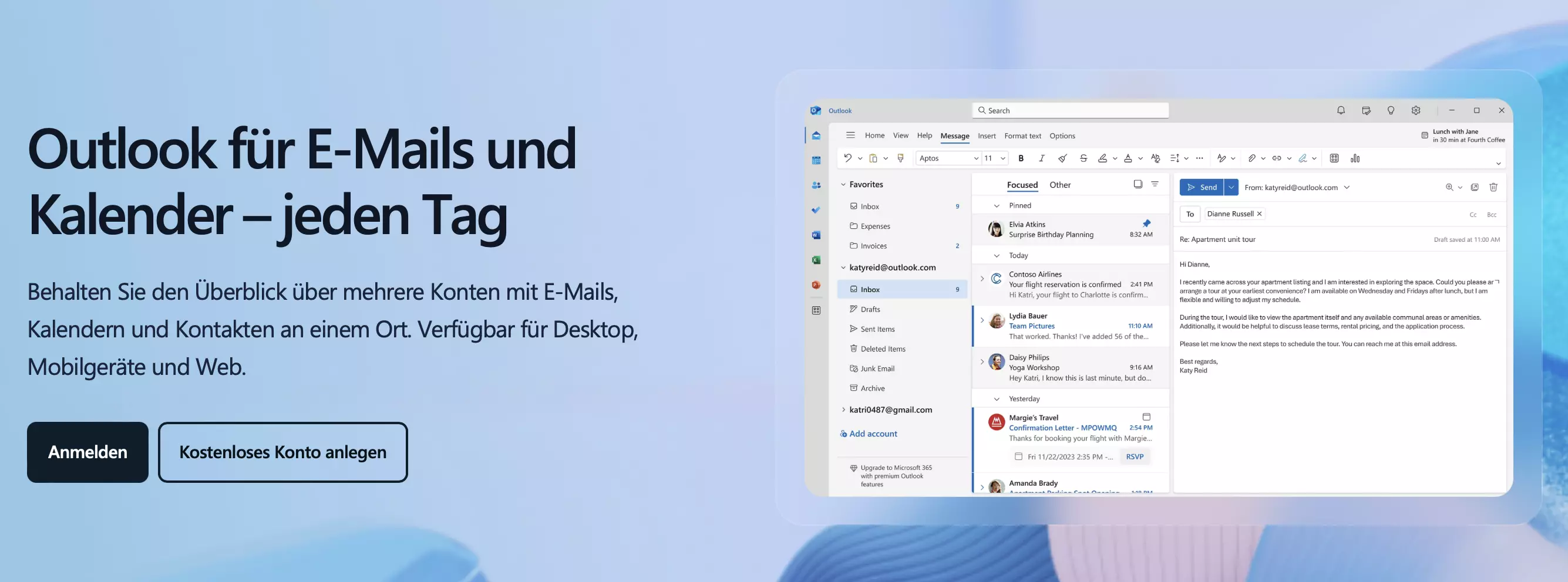 Bild: Screenshot von Outlook.com