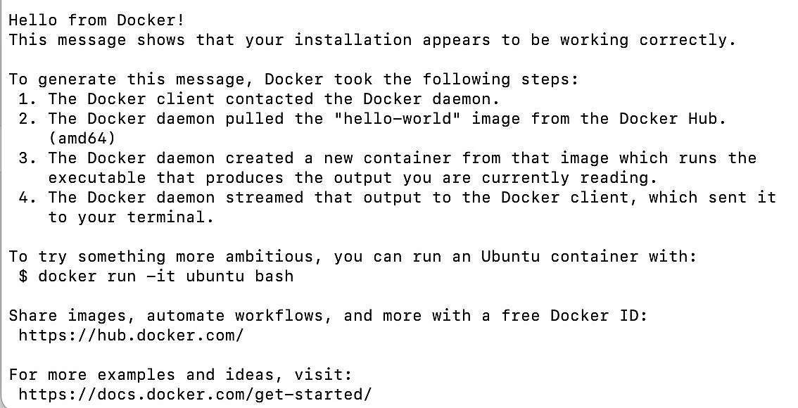 Hello-World Docker-Container Bild: Hello-World Docker-Container