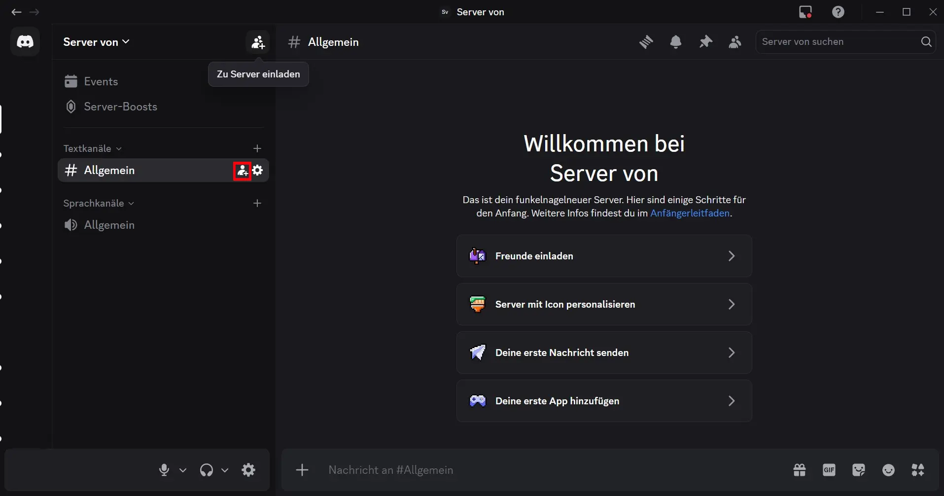 Sie können nun Discord-Freunde und andere Nutzer auf den Discord-Server einladen Bild: Sie können nun Discord-Freunde und andere Nutzer auf den Discord-Server einladen