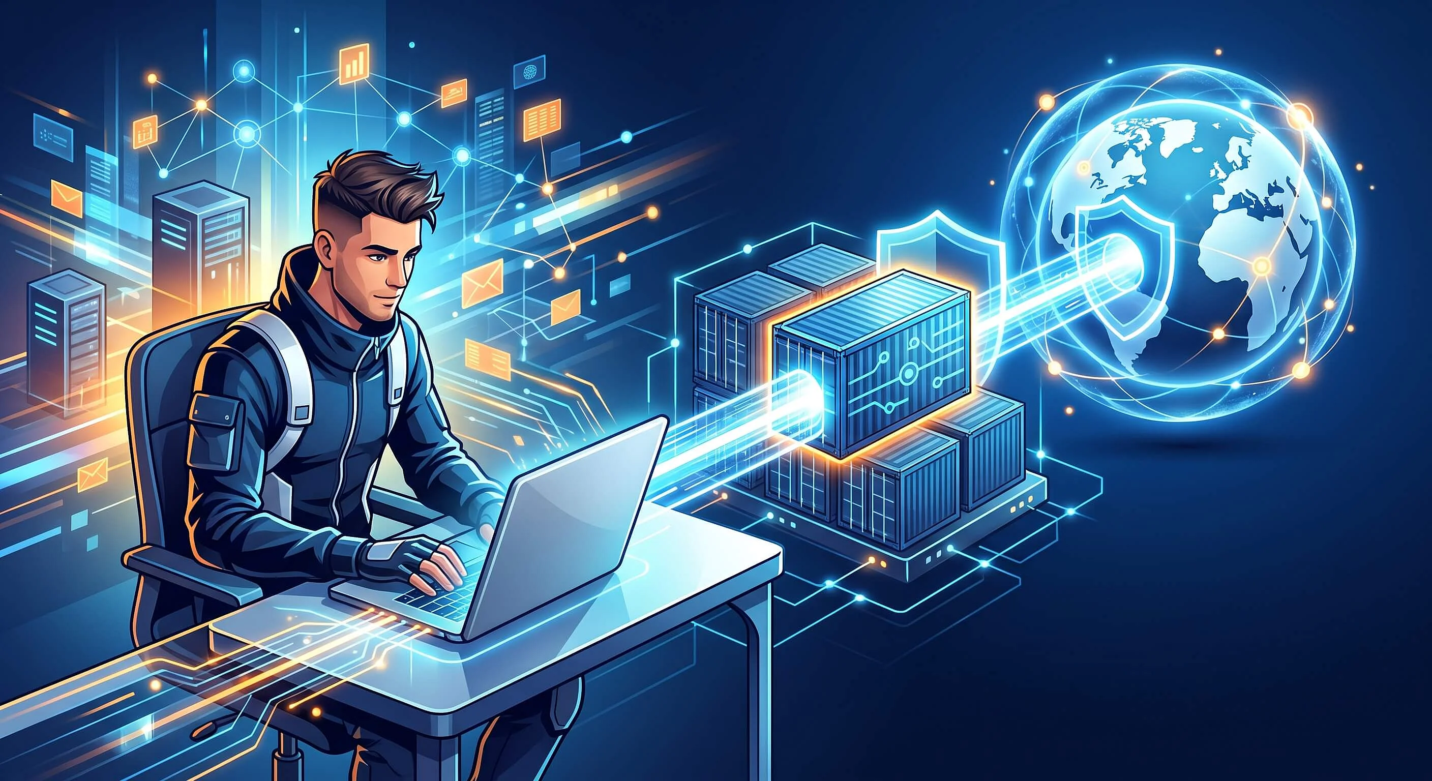 Bild: Ausführen eines VPNs in einem Docker-Container mit SoftEther