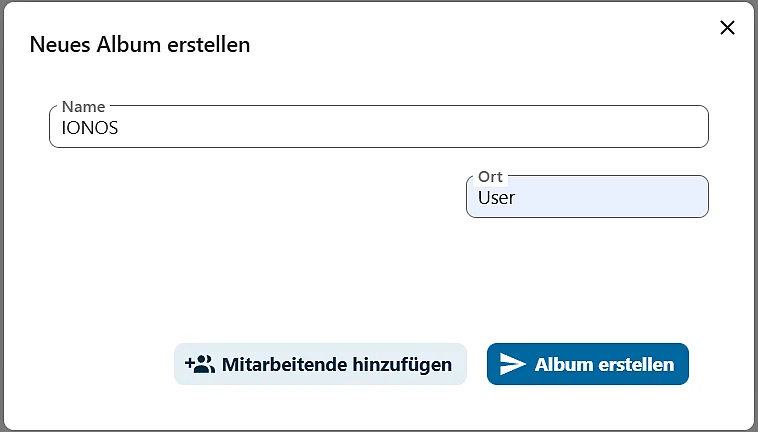 Album in Nextcloud Memories erstellen Bild: Album in Nextcloud Memories erstellen