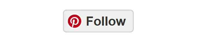 Bild: Der Follow-Button von Pinterest